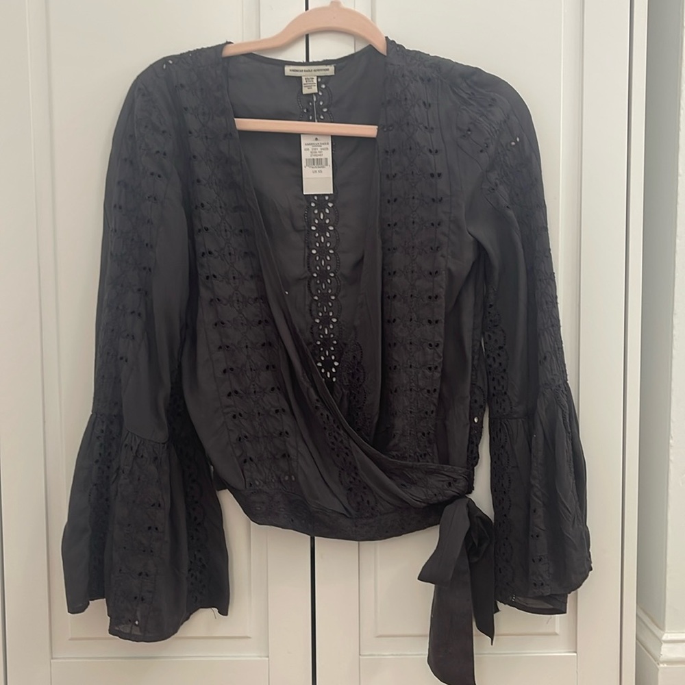 Brand New open center blouse